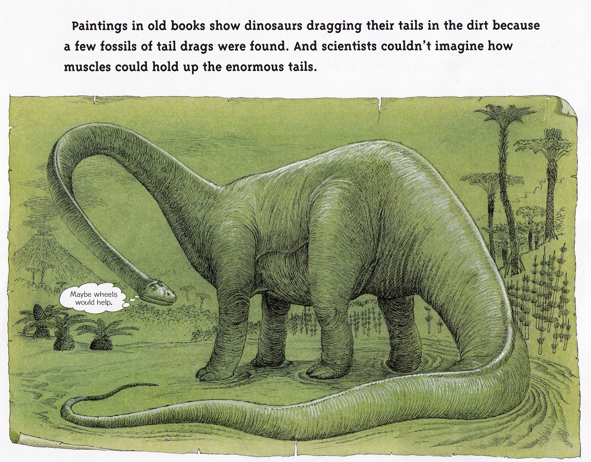 Tail-dragging sauropod