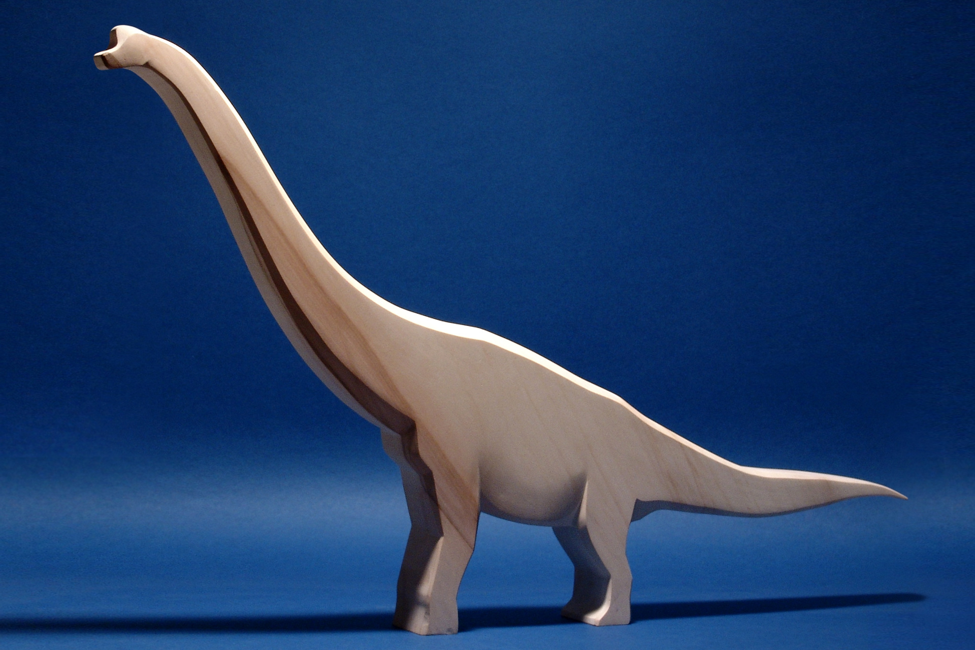 The Woodino Giraffatitan model, a wooden silhouette of the sauropod taxon
