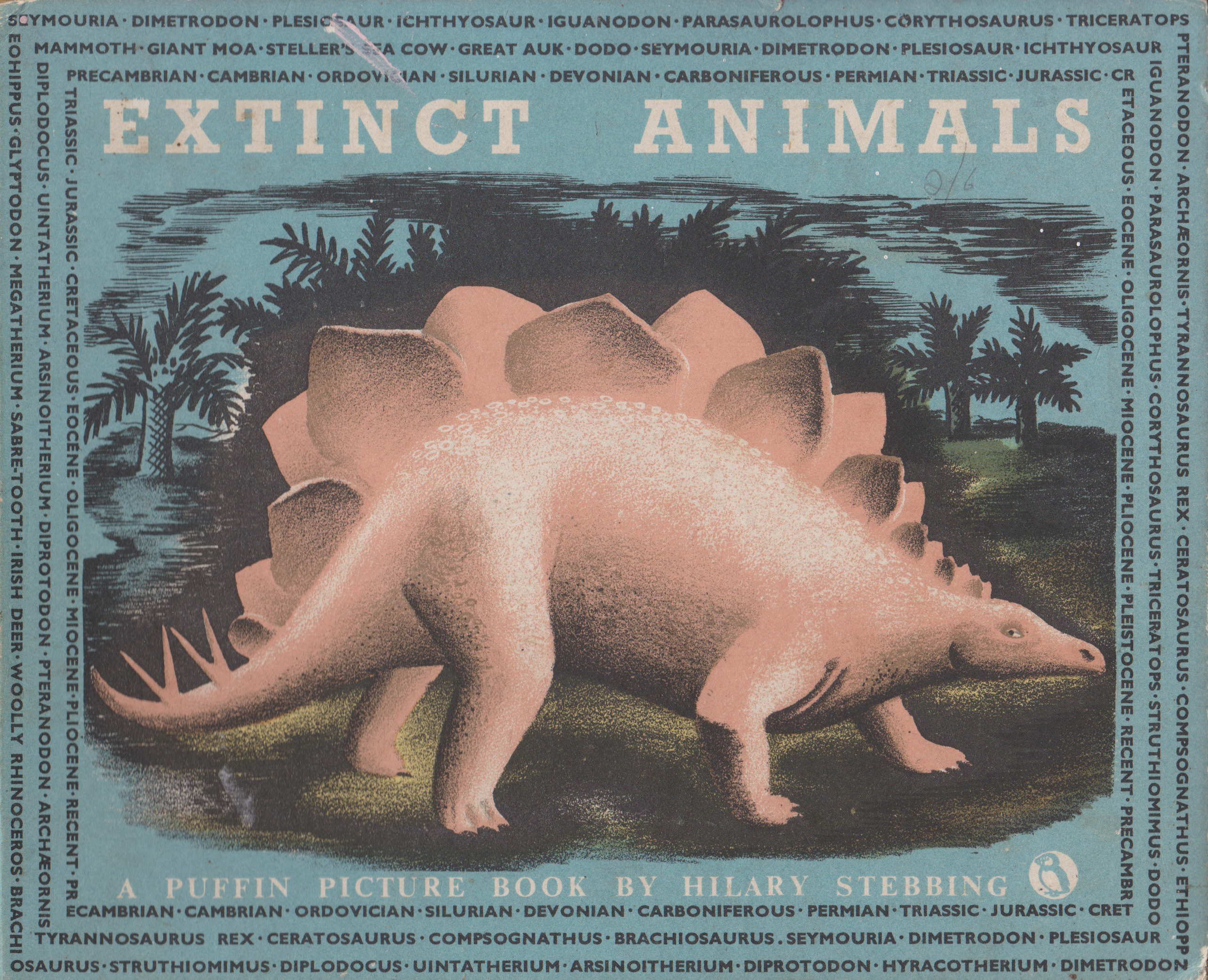 Vintage Dinosaur Art: Extinct Animals – Love in the Time of Chasmosaurs