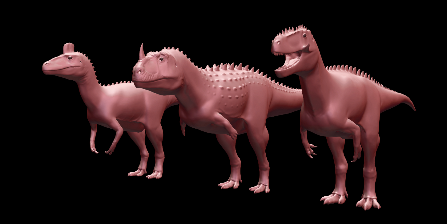 Ludosaurs 3d models by Mette Aumala