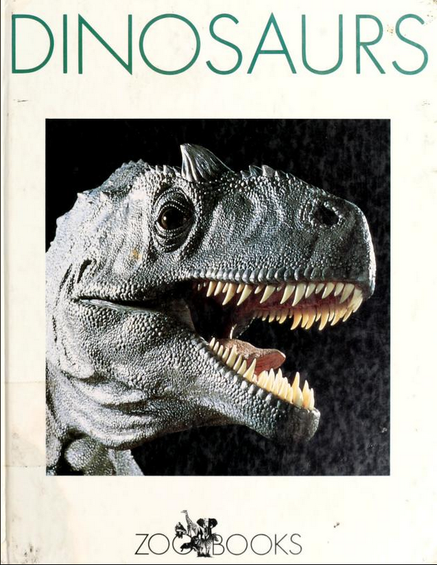Cover of "Zoobooks Dinosaurs" with model Allosaurus by Stephen Czerkas