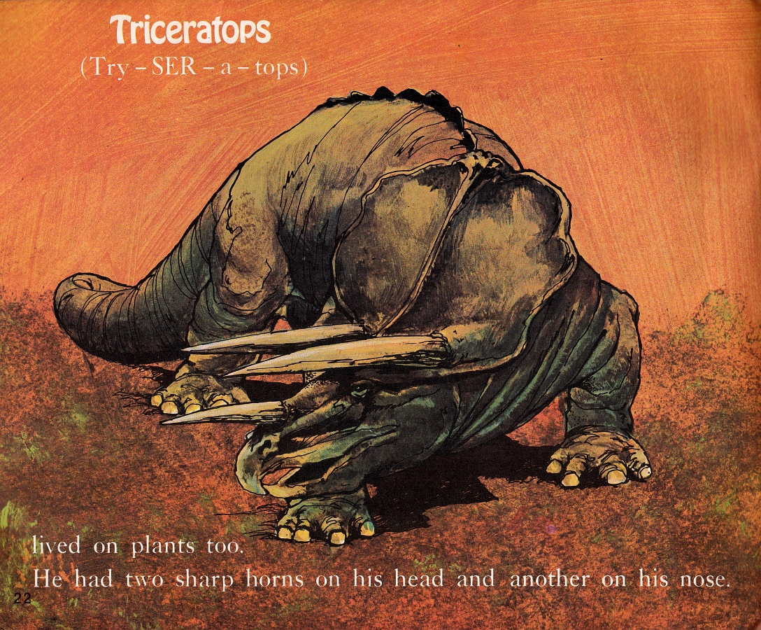Triceratops by Merle Smith