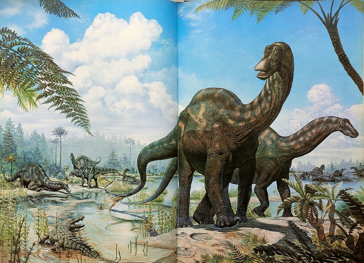 Dicraeosaurus by Mark Hallett