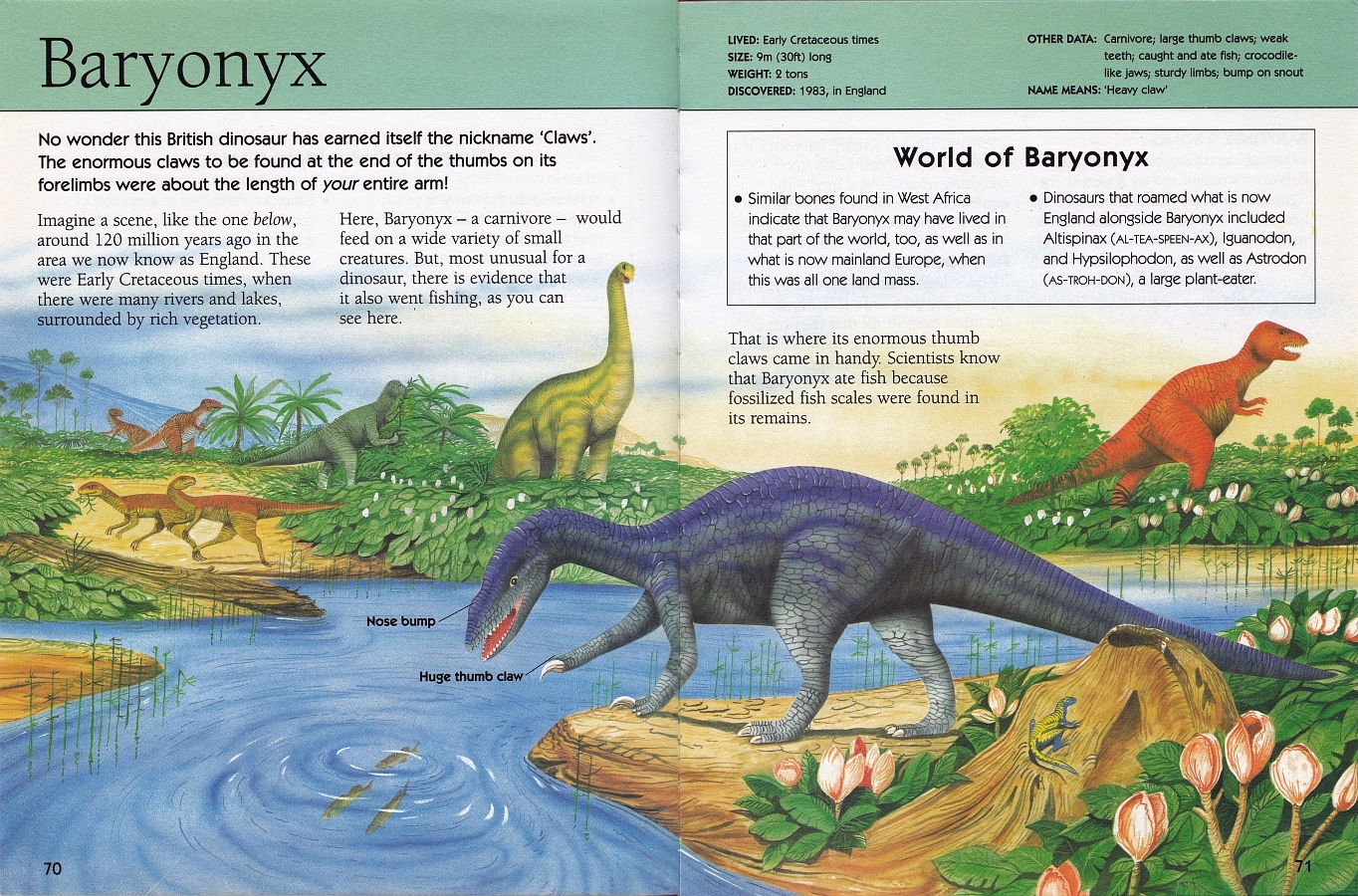 Baryonyx by Tony Gibbons